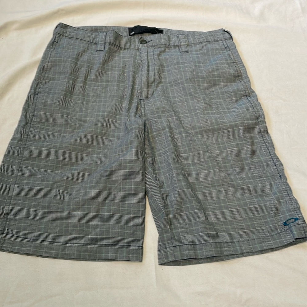 Oakley Mens Golf Plaid Shorts 36W